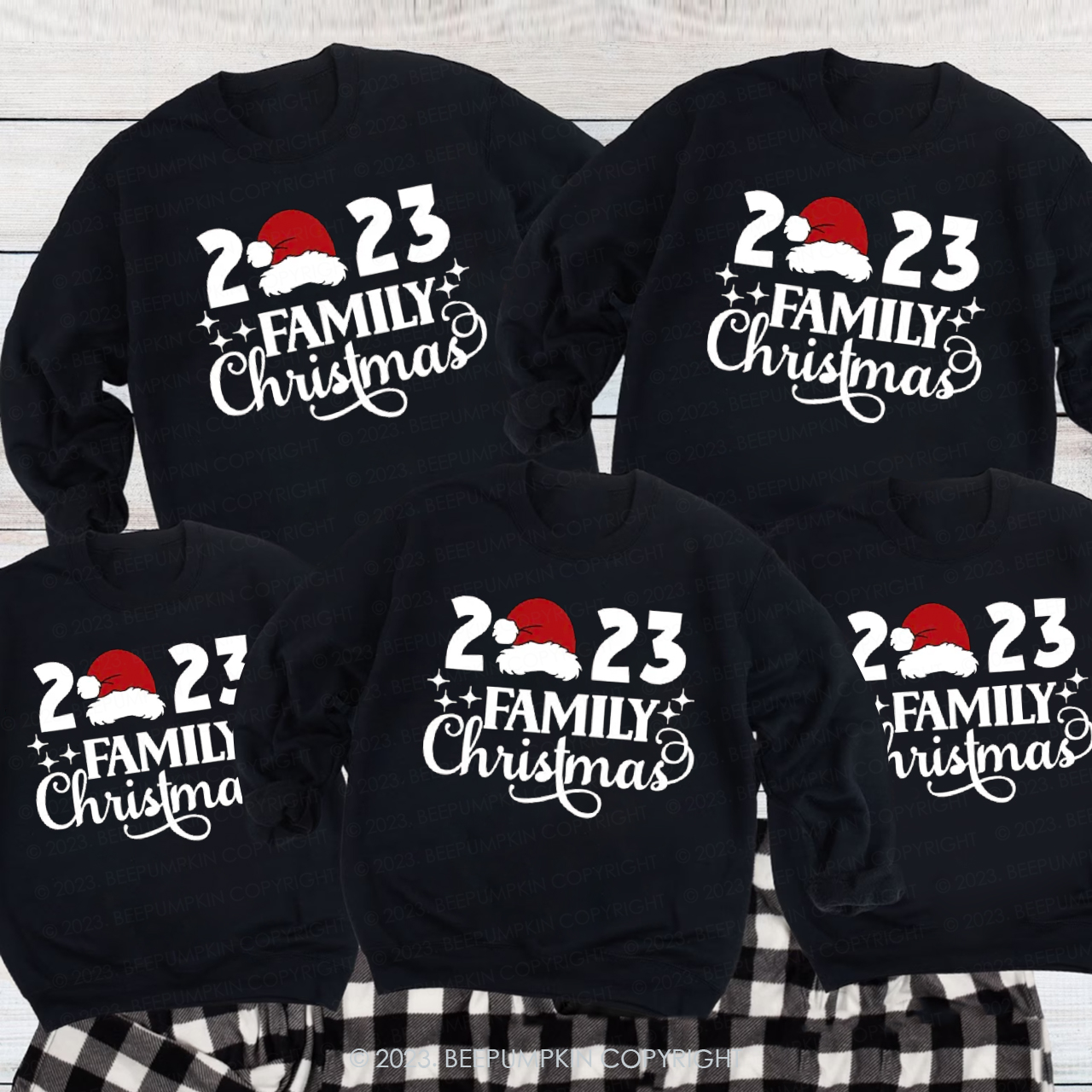 2023 Family Christmas Matching Sweatshirts