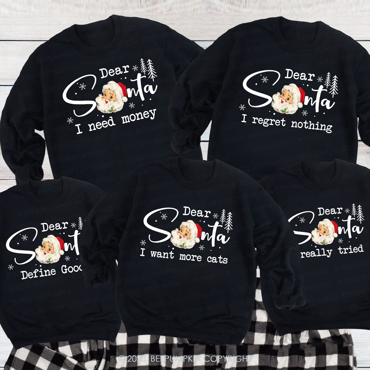 Personalized Dear Santa I Want To Say To You Sweatshirts