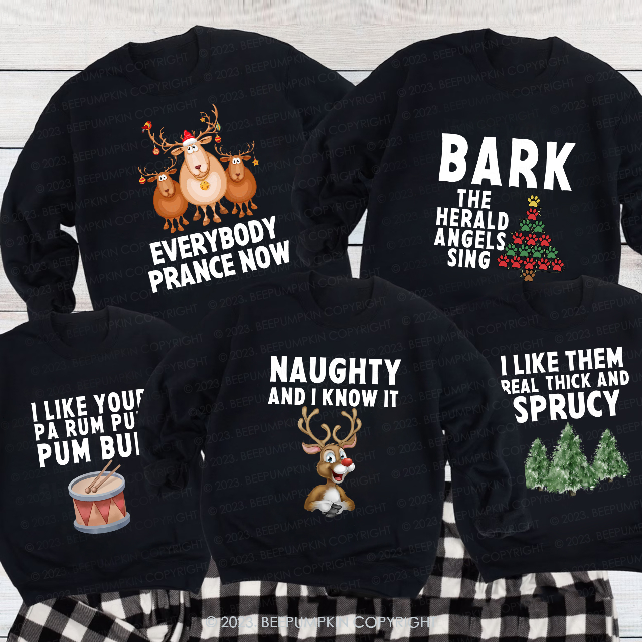 Funny Party Matching Sweatshirts For Christmas
