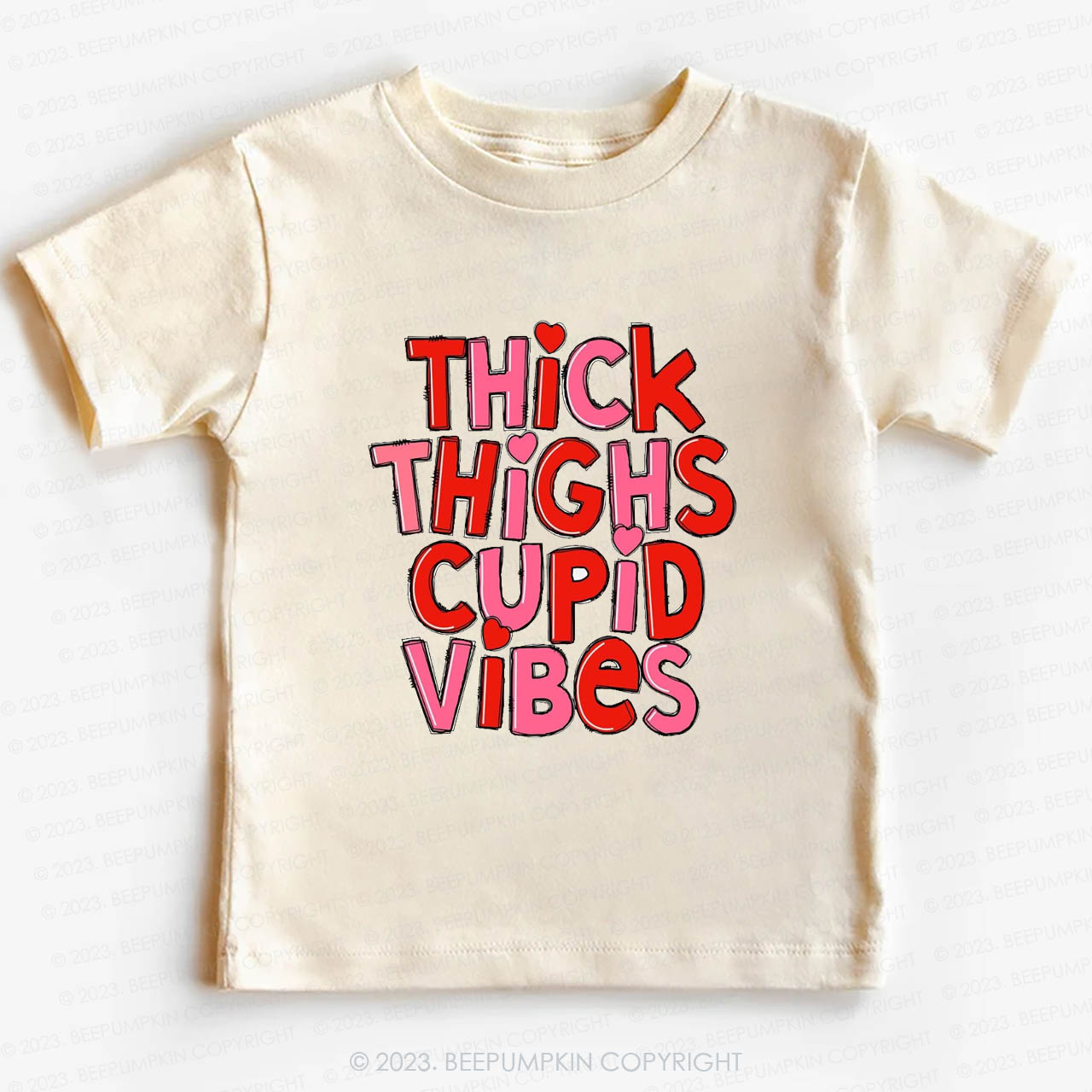 Thick Thighs Cupid Vibes -Toddler Tees