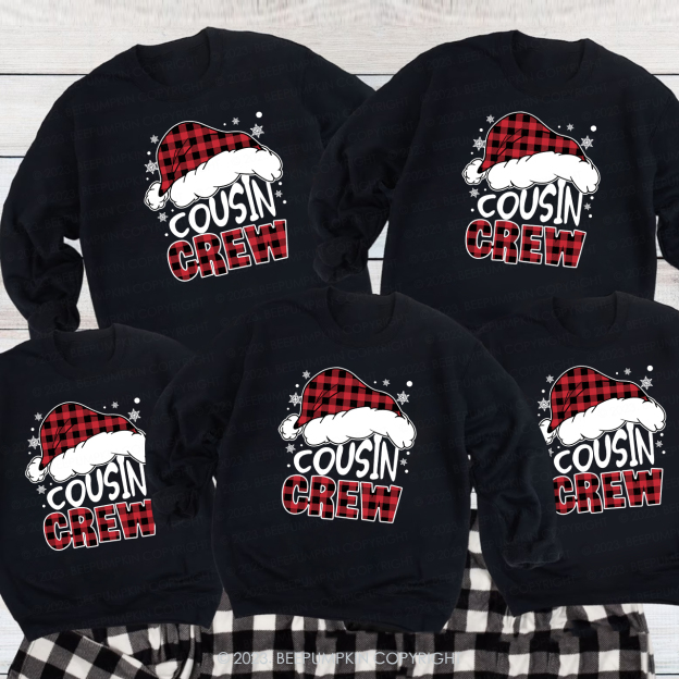 Cousin Crew Christmas Family Matching Sweatshirt