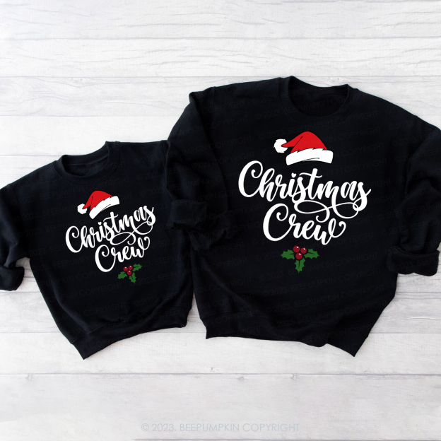 Christmas Crew Family Matching Vacation Sweatshirt