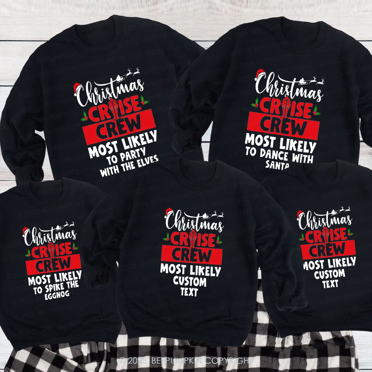 Christmas Cruise Crew Most Likely Family Sweatshirt