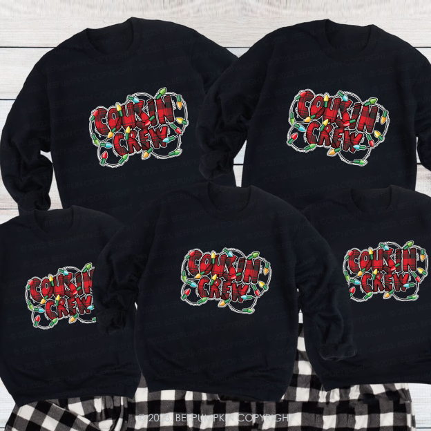 Cousin Crew Christmas Family Sweatshirt