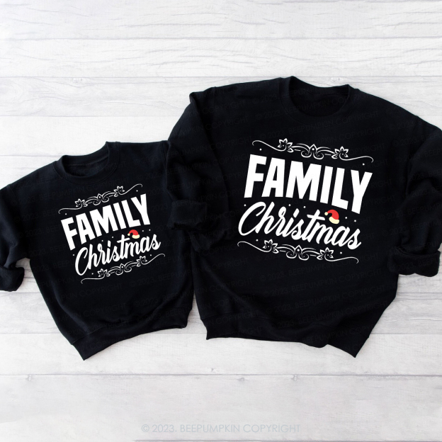 Family Christmas Celebration Sweatshirt  2023