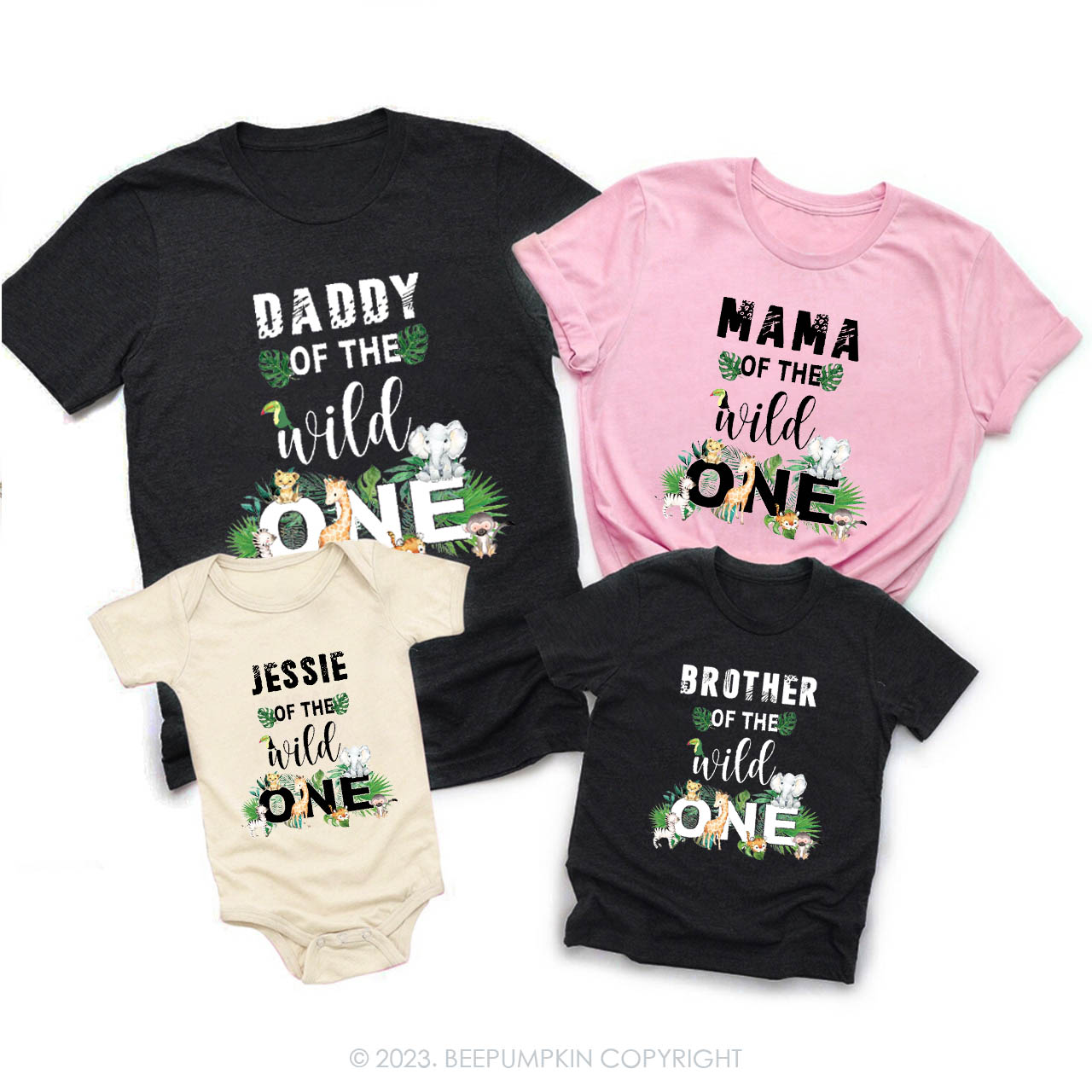 Wild One  Zoo Animal Birthday Party Matching For Daily