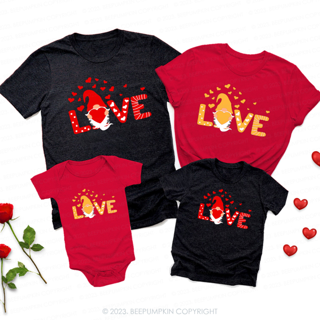 Happy Valentine Love Gnomes Shirts
