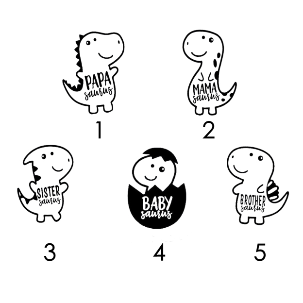 Dinosaur Birthday Saurus Family Matching T-Shirts