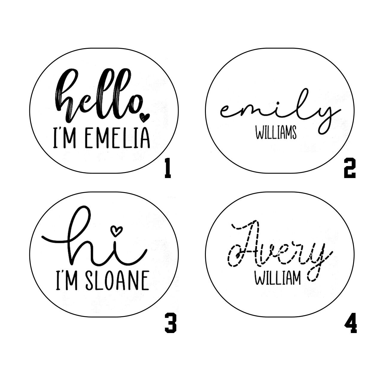 Hi, I'm xxx Personalized Baby Romer Set