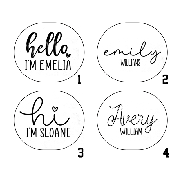 Hi, I'm xxx Personalized Baby Romer Set