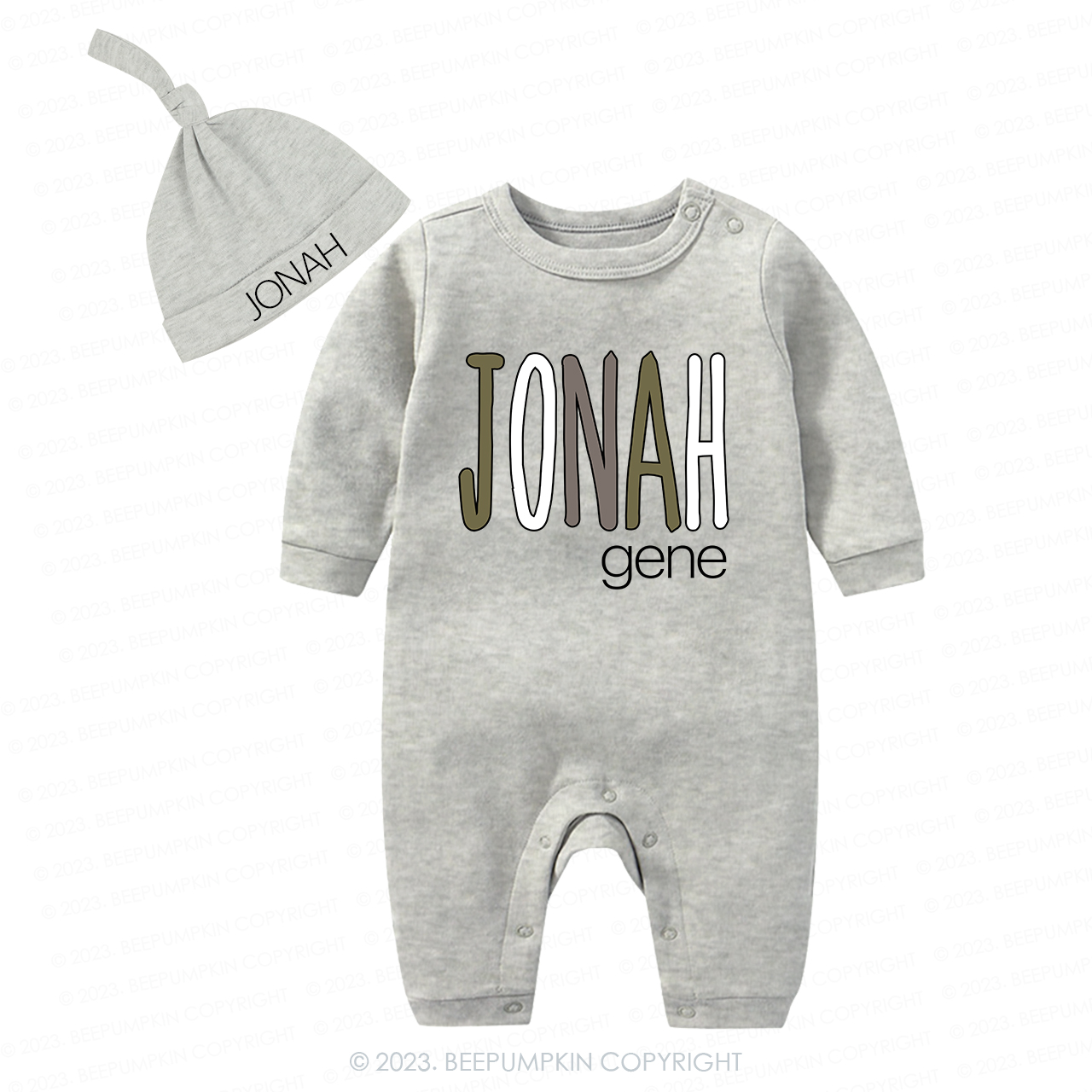 Personalized Baby Shower Gift Romper Set