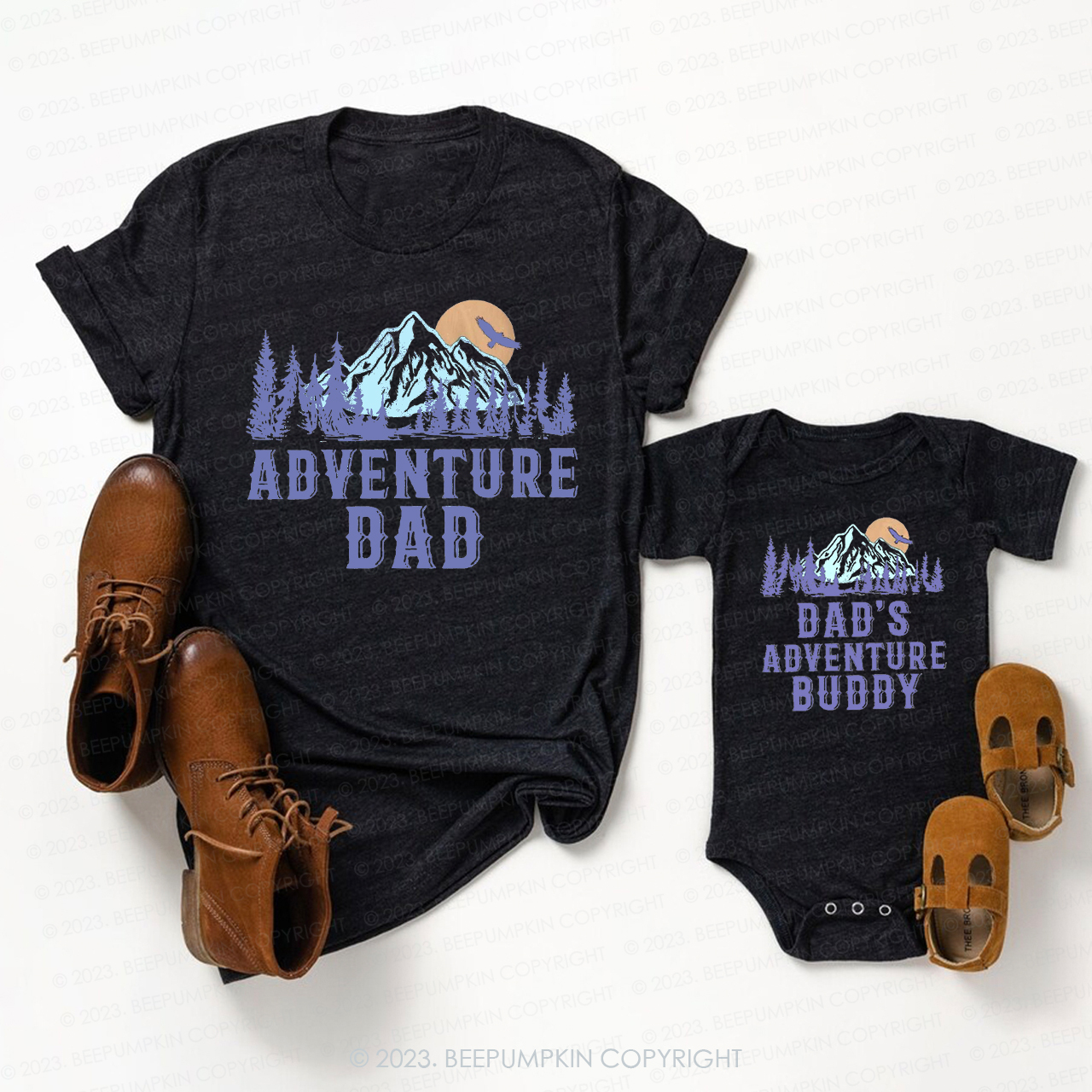 Fun Adventure Dad Adventure Buddy Matching T-Shirts