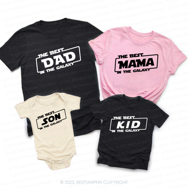 The Best Family Member In The Galaxy Matching Shirts