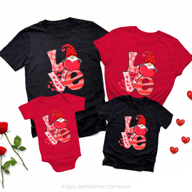 Love Cute Elf Happy Valentines Day Shirts