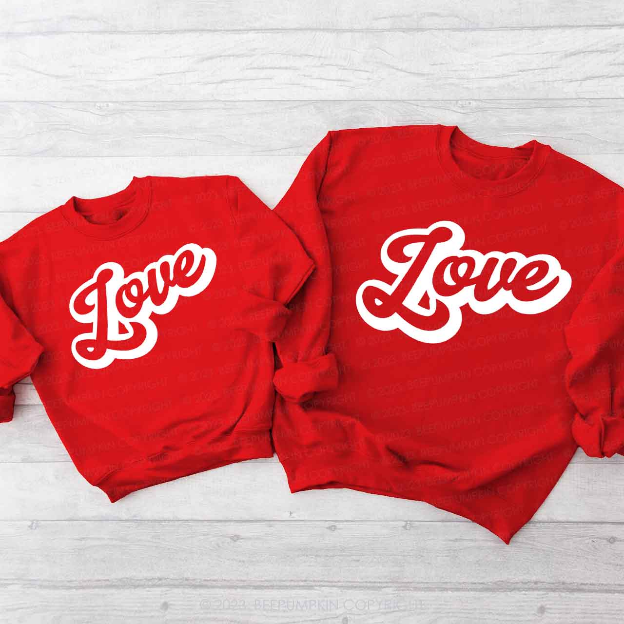 All Love From Family Valentine's Day Gift Sweatshirts