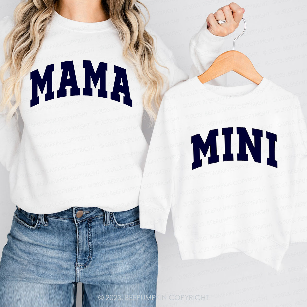 Minimalist Matching Mama & Mini Gift Sweatshirts