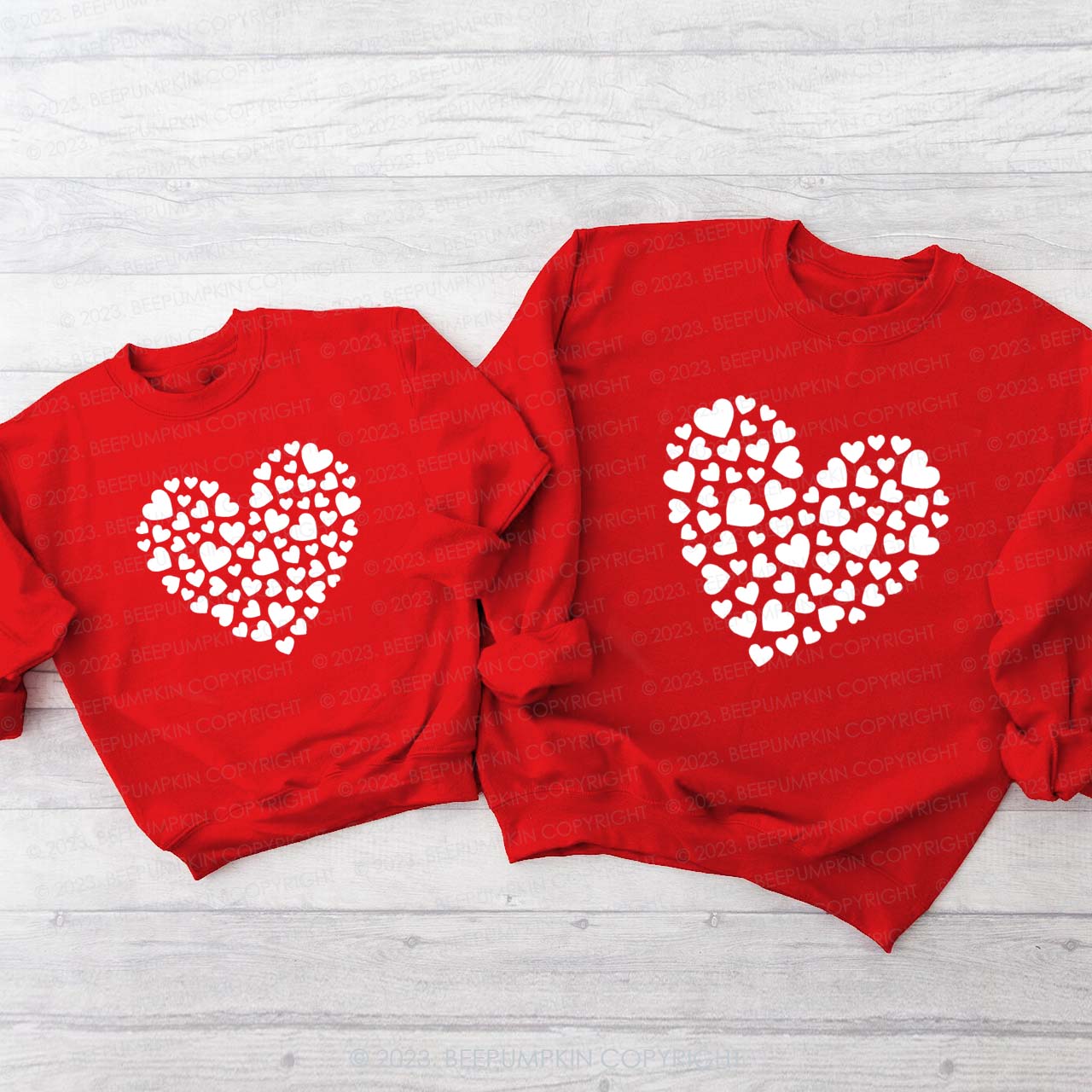 Sweetheart Valentine's Day Family Matching Sweatshirts