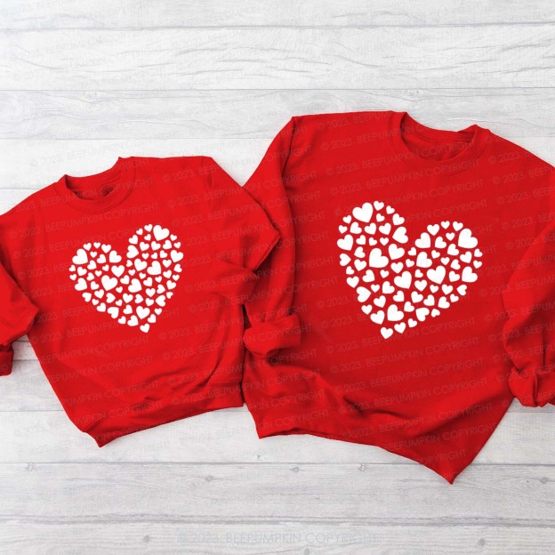 Sweetheart Valentine's Day Family Matching Sweatshirts