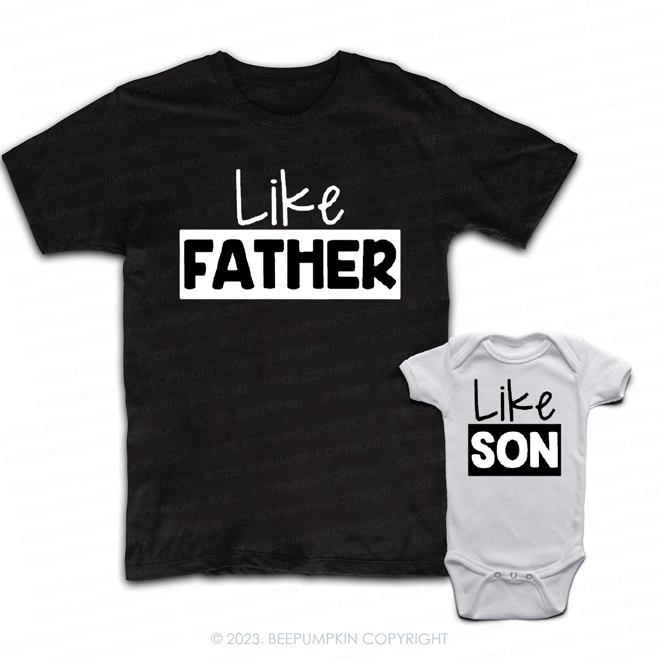 Like Father, Like Son Dad&Me Matching Tees