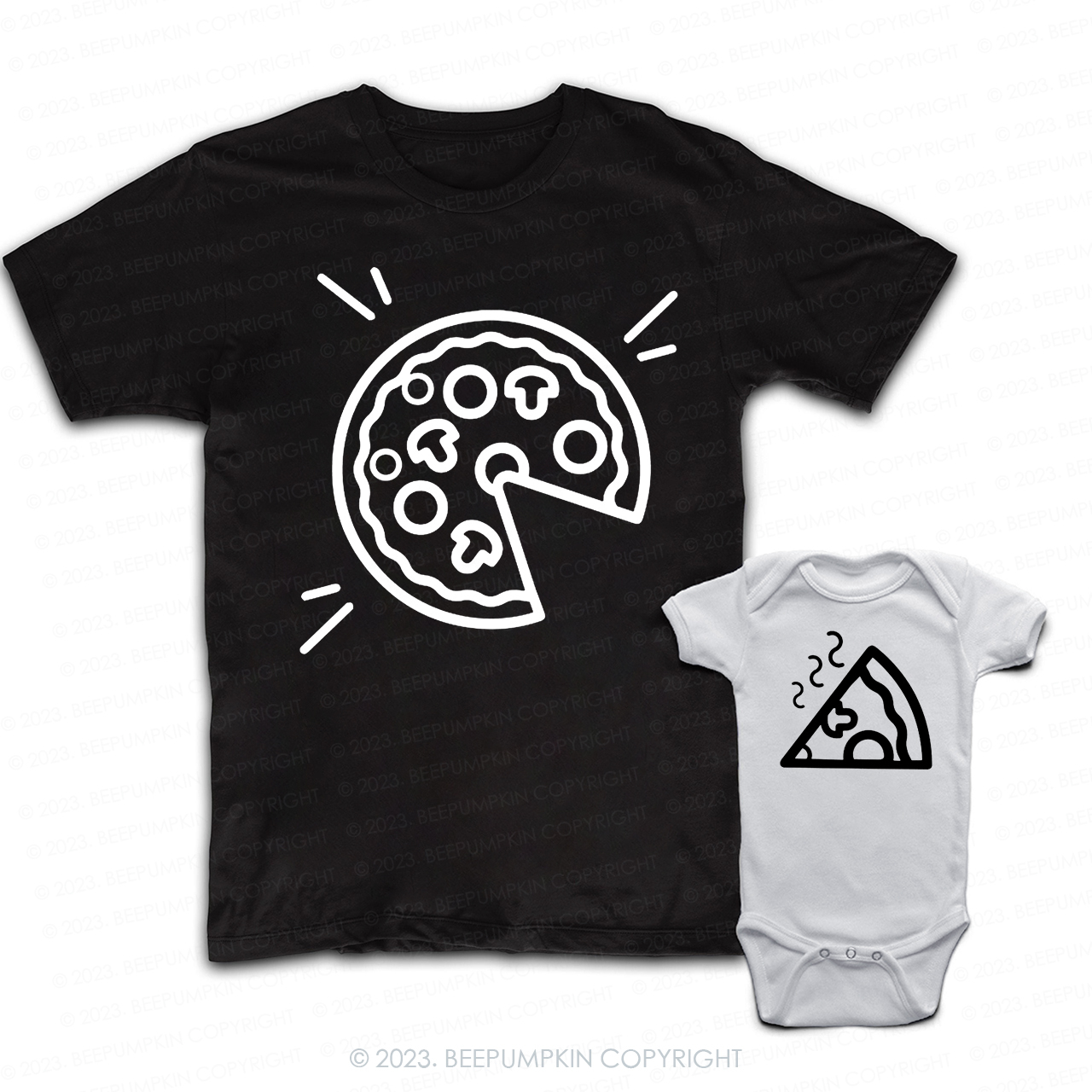 Pizza Shirts Matching Dad& Me Shirts