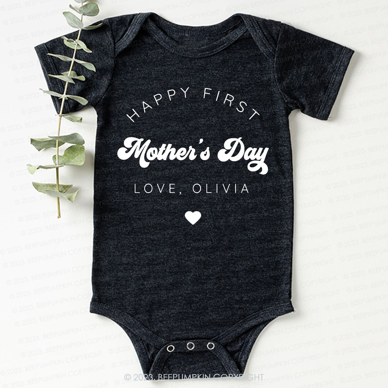 Happy First Mothers Day Bodysuit For Baby