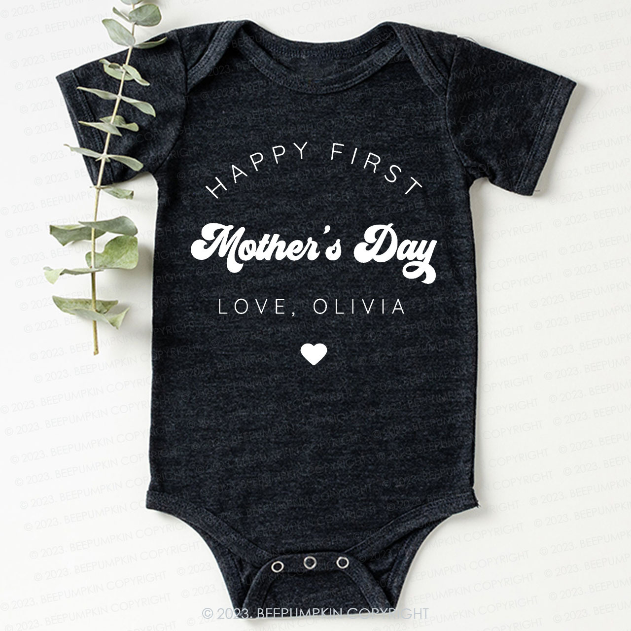 Happy First Mothers Day Bodysuit For Baby