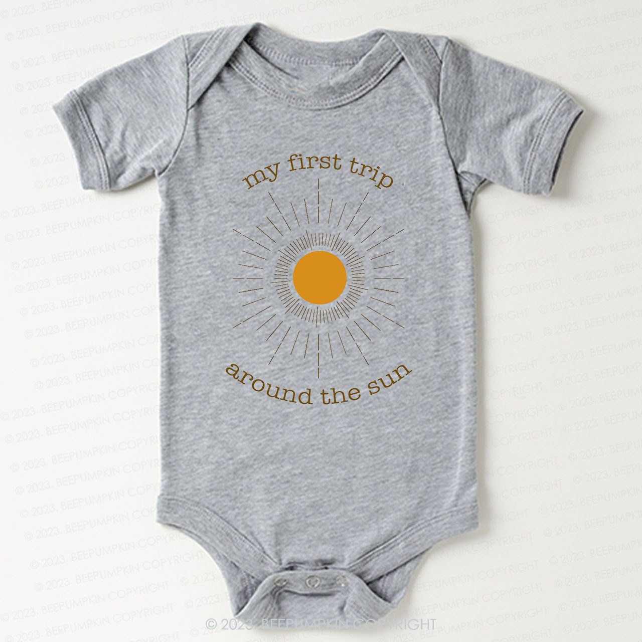 First Trip Around The Sun Bodysuit For Baby