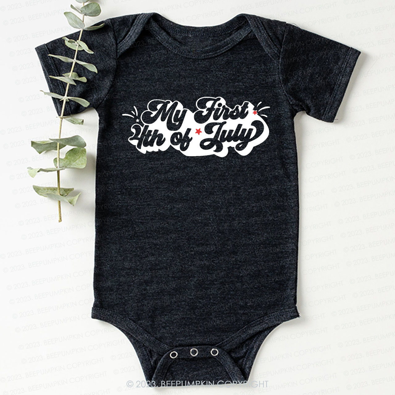 My First 4th Of July Bodysuit For Baby