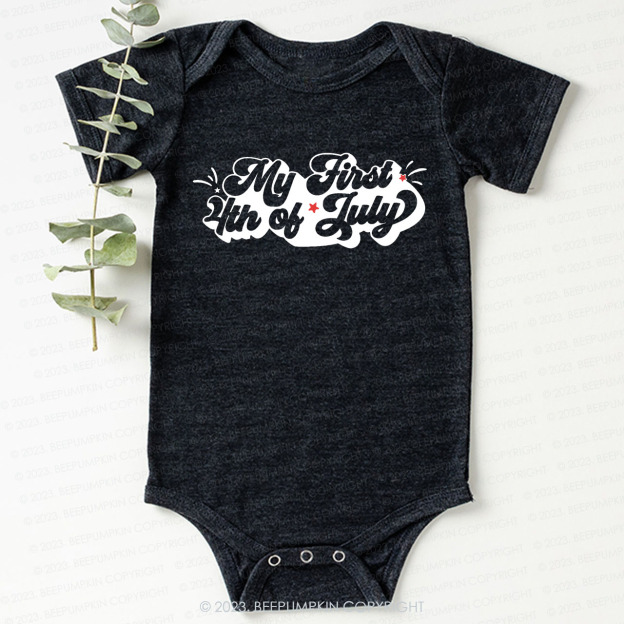 My First 4th Of July Bodysuit For Baby
