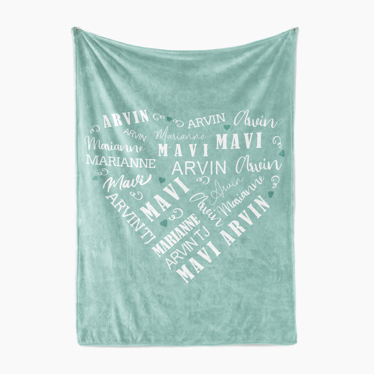 Close To Her Heart Personalized Blanket