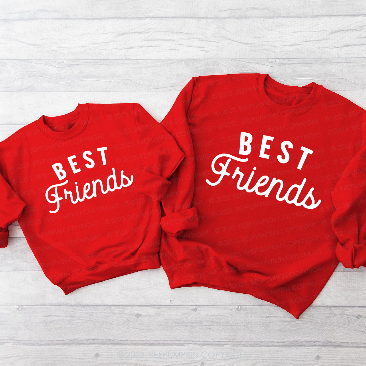 My Real Best Friends Valentine's Family Matching Sweatshirt