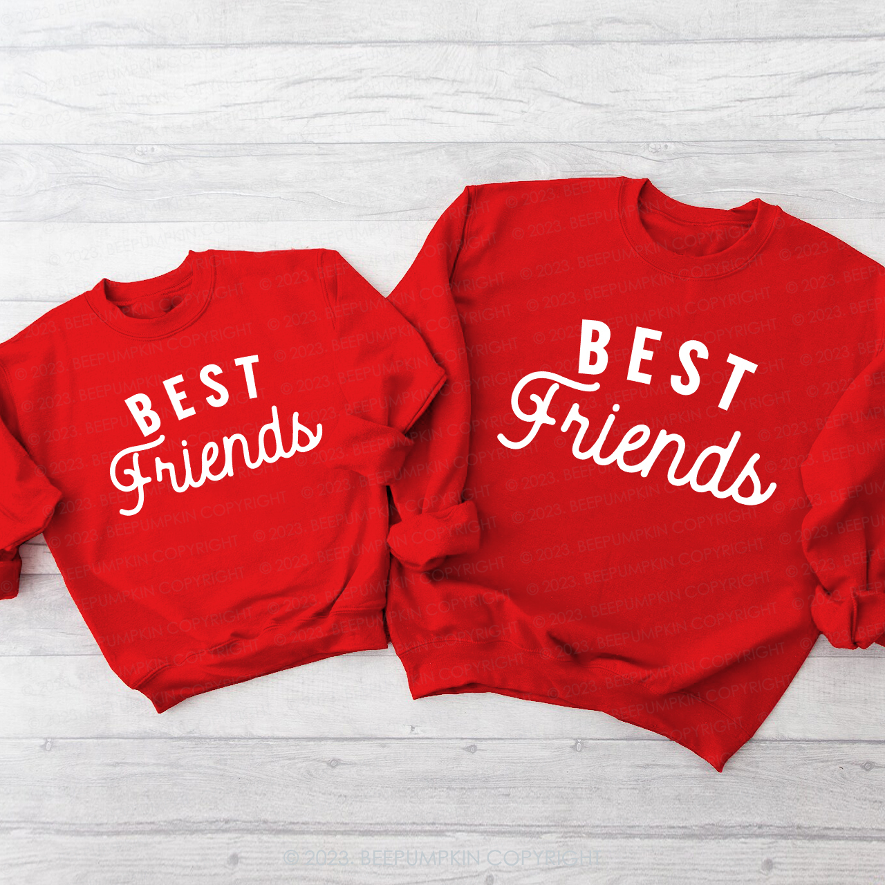 My Real Best Friends Valentine's Family Matching Sweatshirt