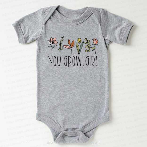 You Grow Girl Unique Bodysuit For Baby