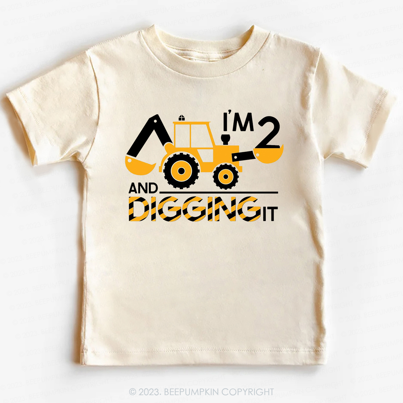 I'm Digging It Birthday Tractor -Toddler Tees