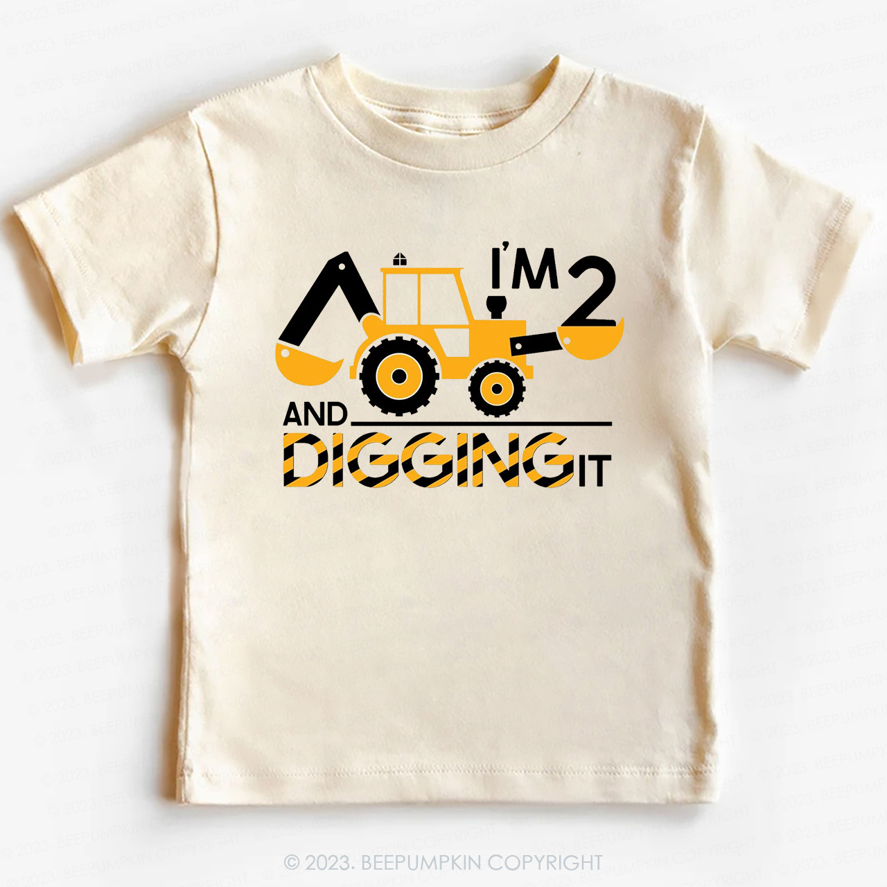 I'm Digging It Birthday Tractor -Toddler Tees Sale-Beepumpkin™