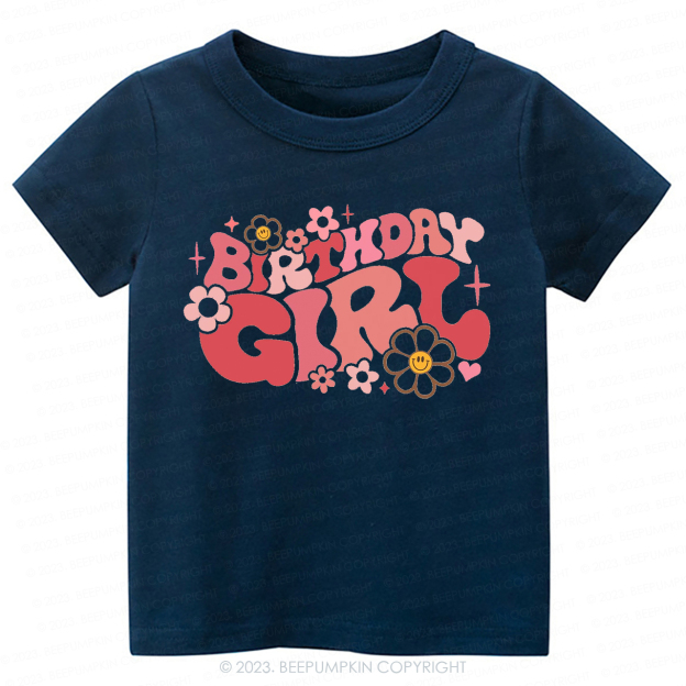 Pink Retro Birthday -Toddler Tees