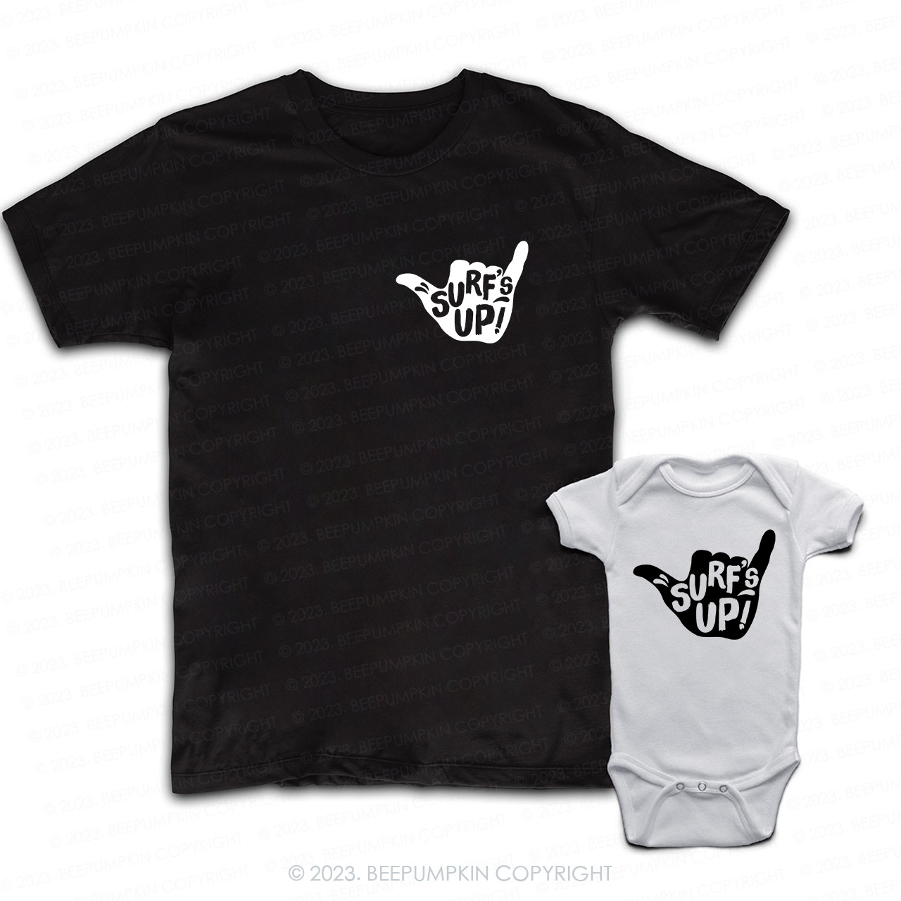 Surf's Up Gift Matching T-Shirts For Dad&Me