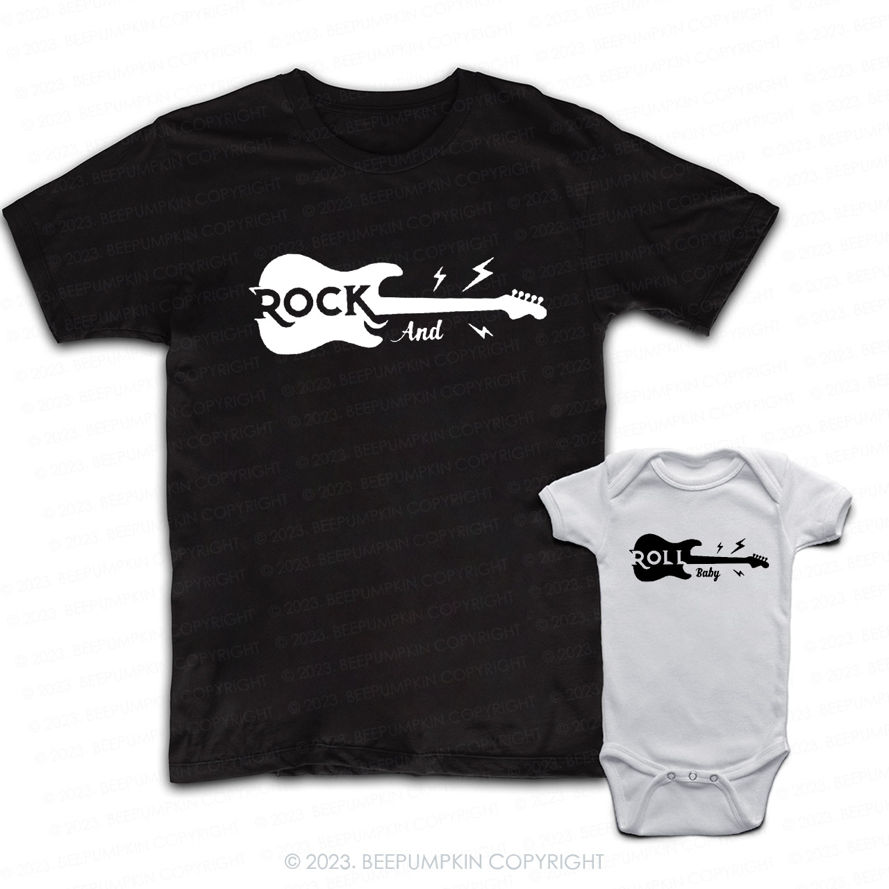 Rock And Roll Matching T-Shirts For Dad&Me