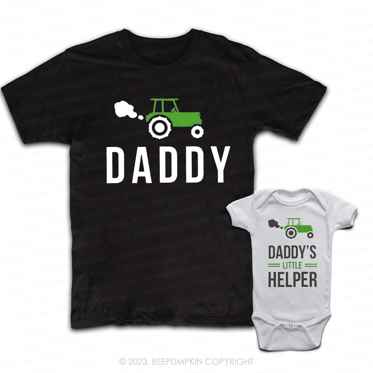 Daddy And Daddy's Little Helper Matching T-Shirts For Dad&Me
