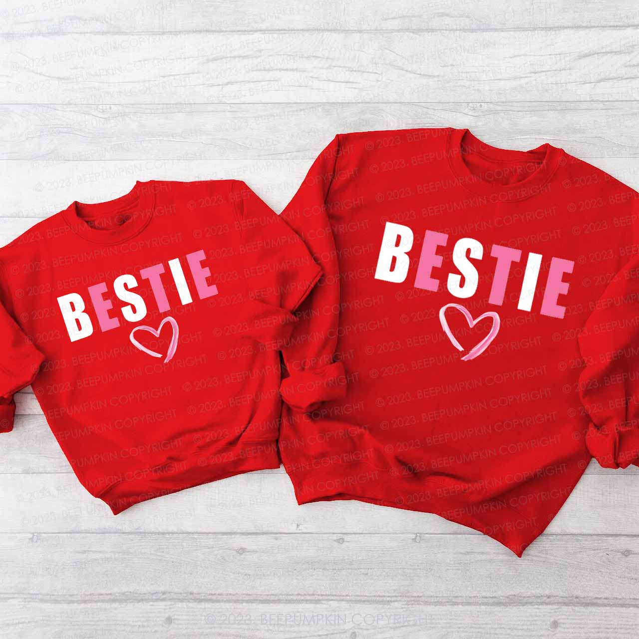 Beatie Valentine's Family Matching Sweatshirt