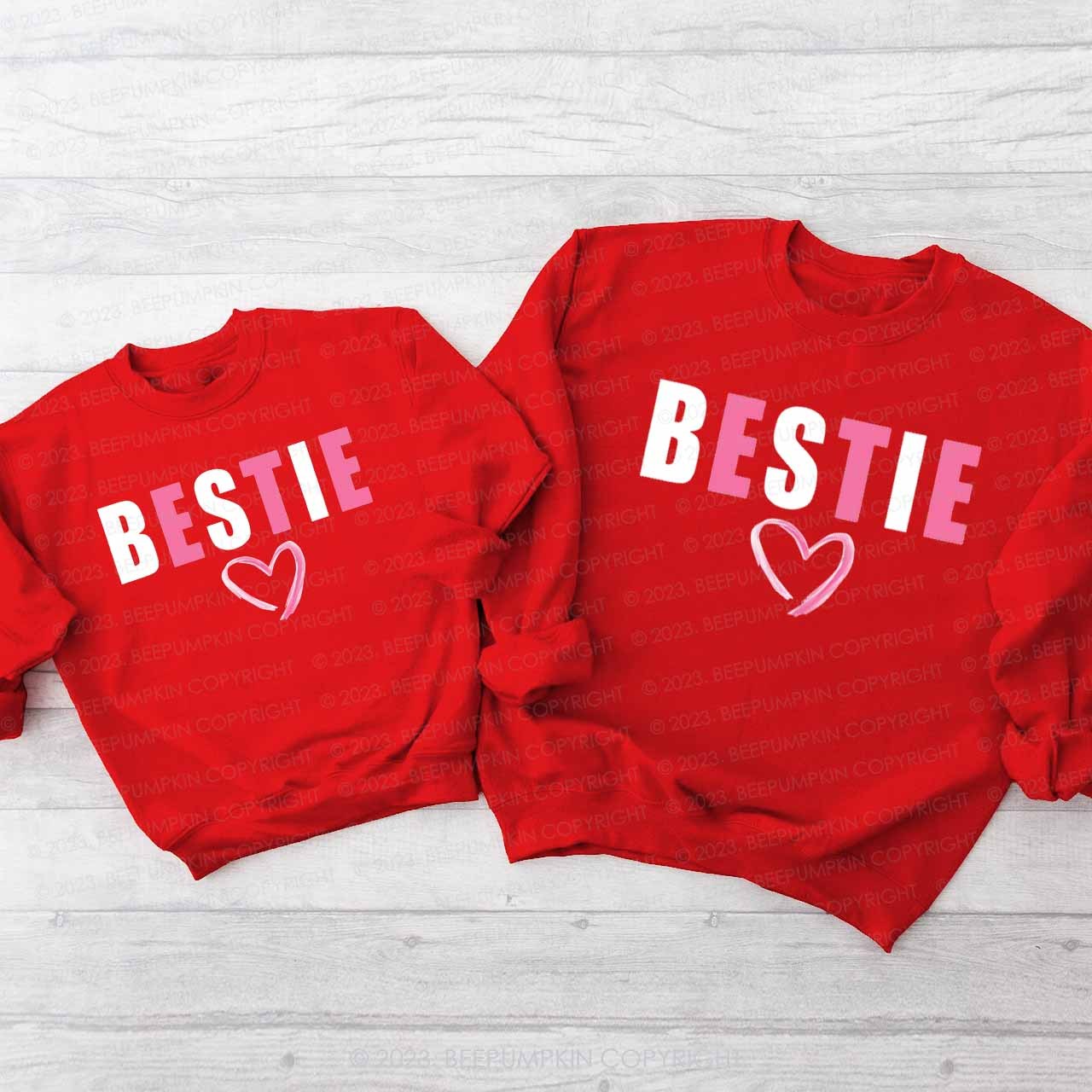 Beatie Valentine's Family Matching Sweatshirt