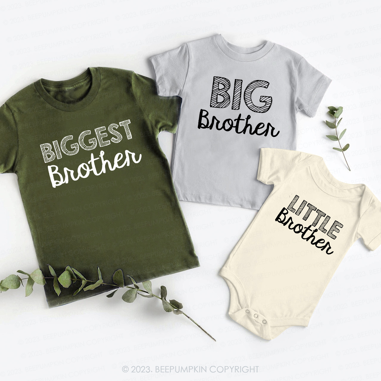 Matching Biggest Brother Shirts For Siblings