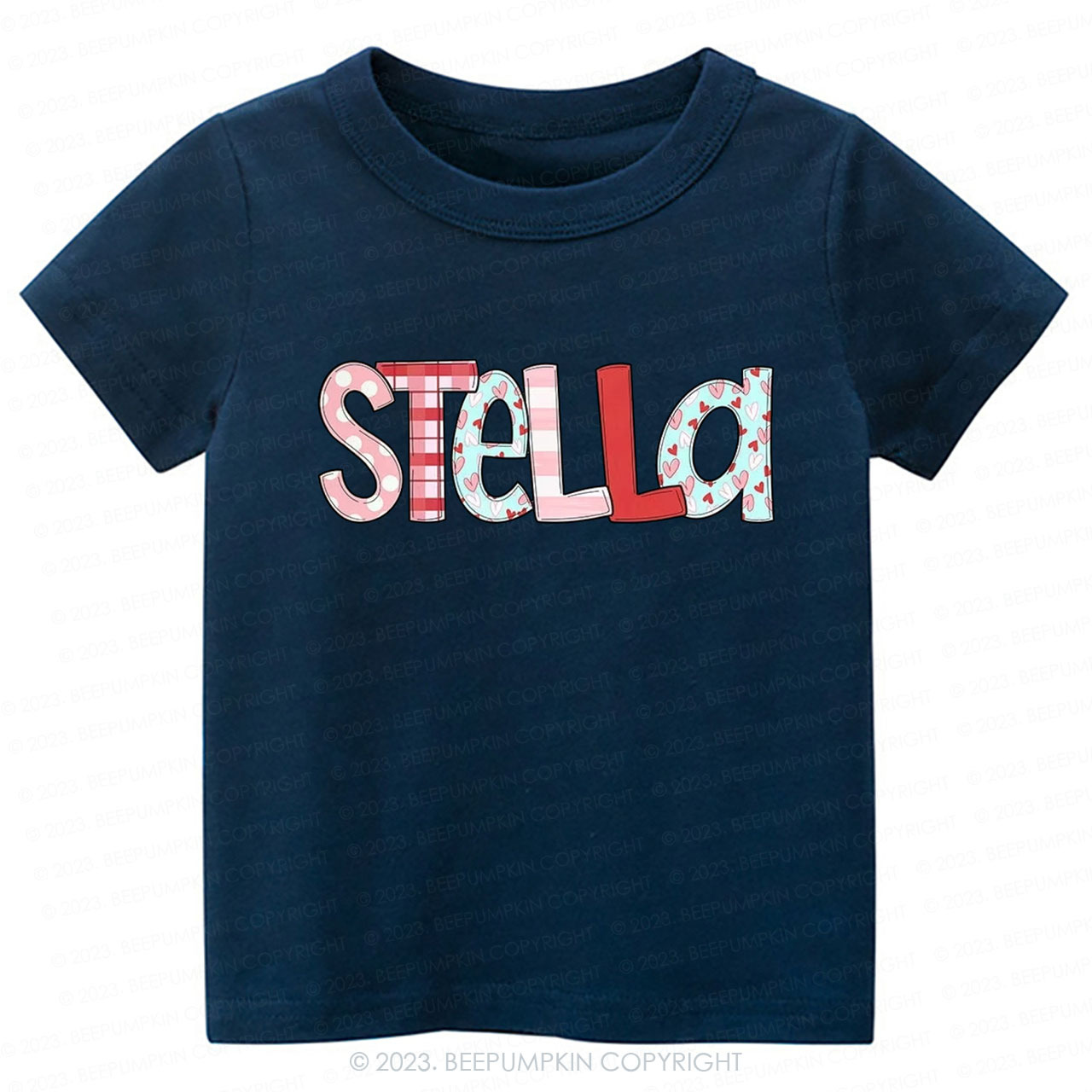 Personalized NAME Valentine's Day Kids Tees