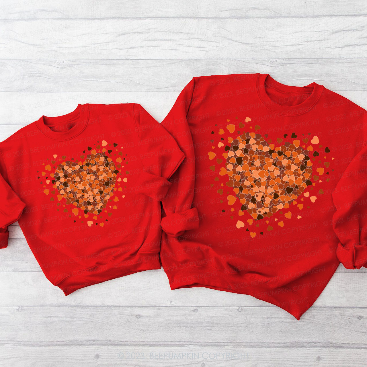 Love Puzzle Matching Valentine��s Sweatshirt