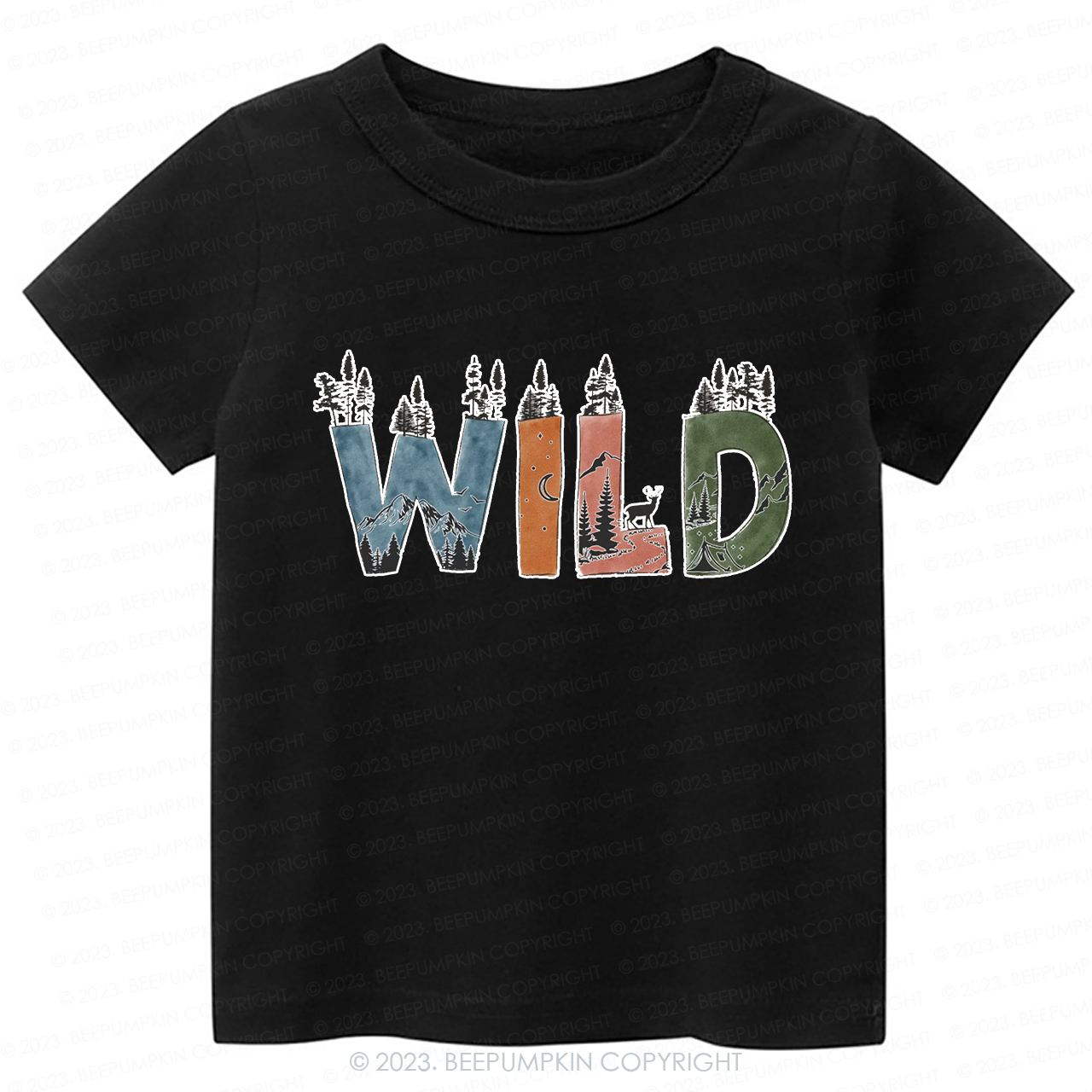 Wild Hiking Outdoors Adventure -Toddler Tees