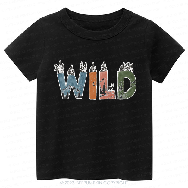 Wild Hiking Outdoors Adventure -Toddler Tees