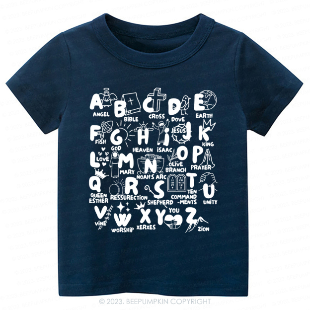 Biblical Alphabet Cut File-Toddler Tees
