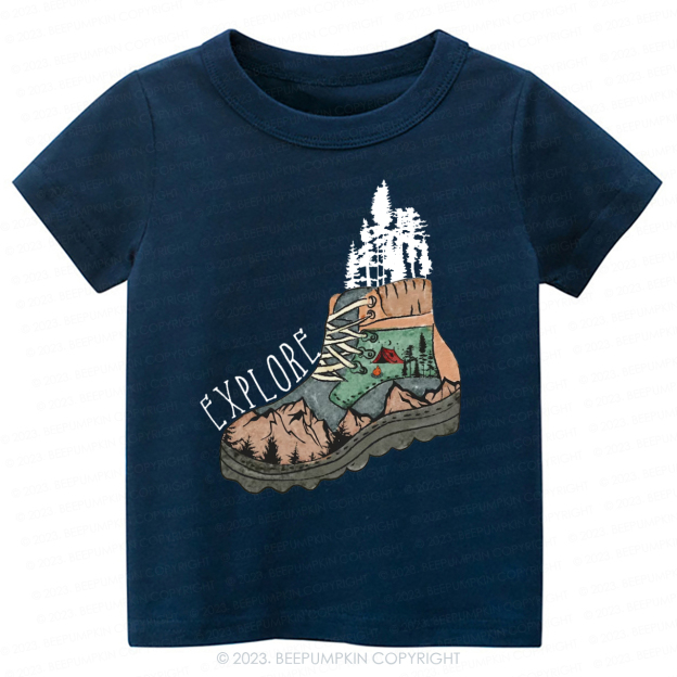  Adventure Explore Hiking Outdoors -Toddler Tees
