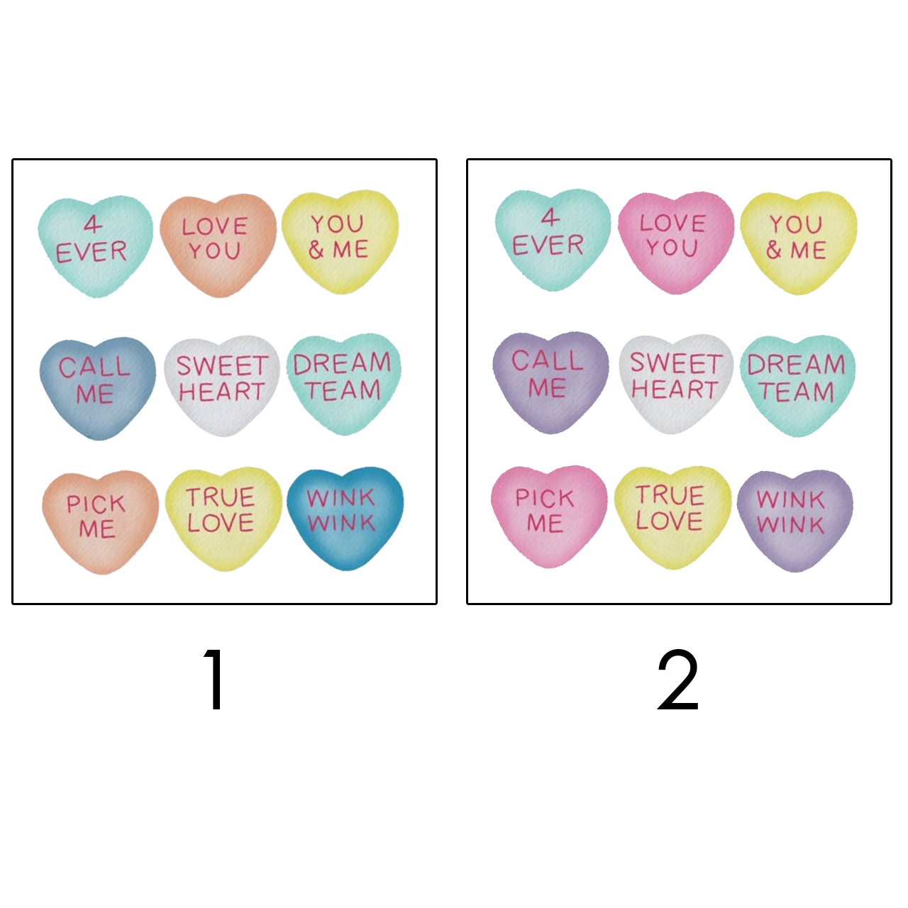 Personalized Colourful Valentine Heart Bodysuit For Baby