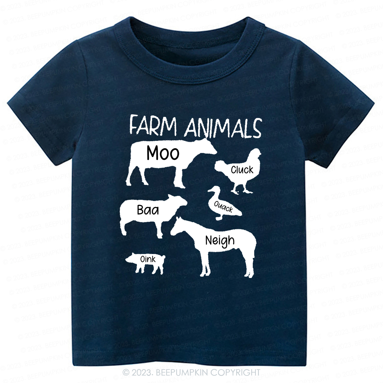 Funny Farm Animal Sounds -Toddler Tees